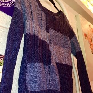 American Eagle Patched Sweater